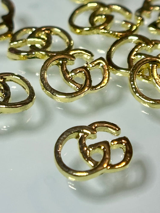 Designer G/G Gold Charm